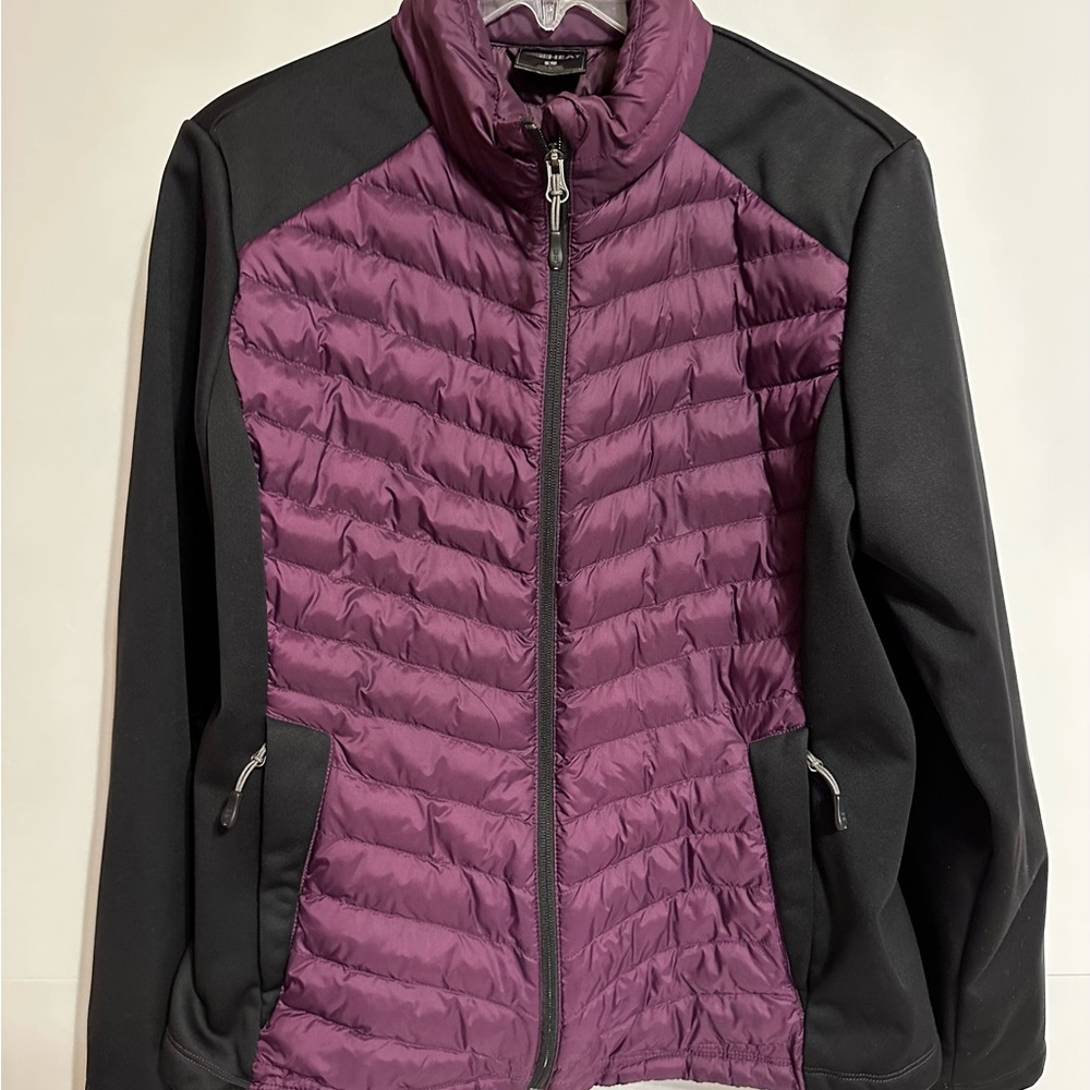 32 Degrees Heat Women's Eggplant Full Zip  Jacket ~L~ WPL 11590
